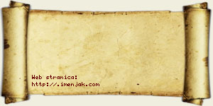 Kristina Baralić vizit kartica